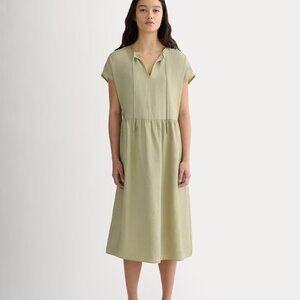 Everlane Women's Midi Dress in SoftLuxe in Eucalyptus, Size Extra Large